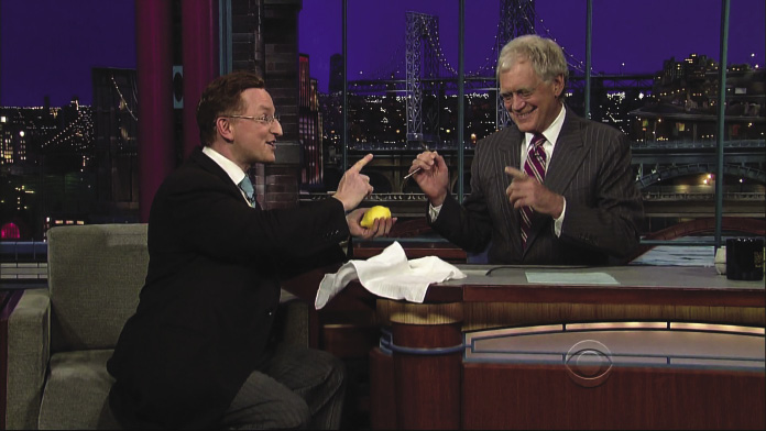 Steve Cohen with David Letterman