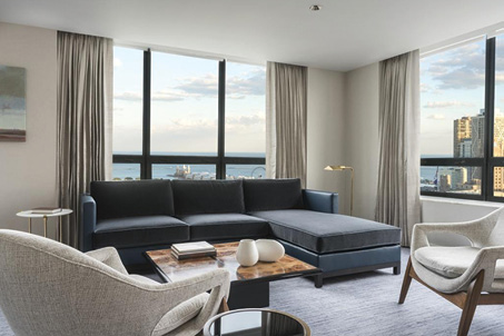 The recently refashioned Navy Pier Suite