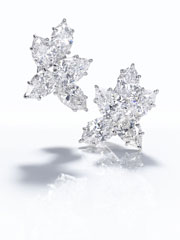 Winston Diamond Cluster earrings
