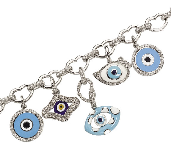 Aaron Basha evil eye bracelet