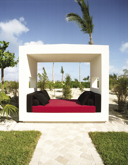 Poolside Bed at The Estate at Grace Bay Club