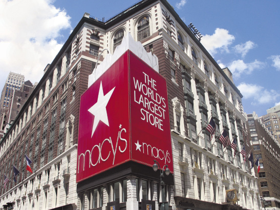 Macy’s flagship store in Herald Square, New York City