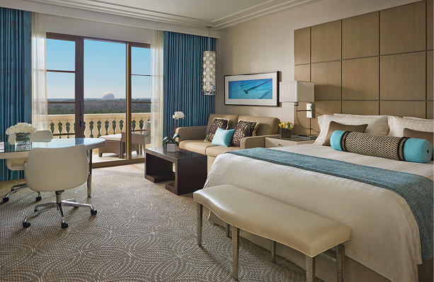 A guest suite at Four Seasons Resort Orlando at Walt Disney World Resort