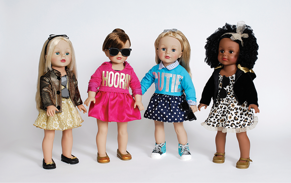 18-inch play dolls from the Issac Mirzrahi Collection