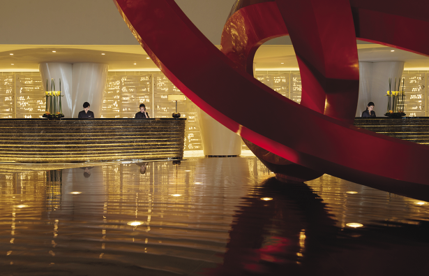 Lobby of the Four Seasons Hotel Guangzhou