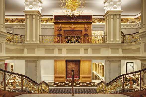 The New York Palace grand lobby