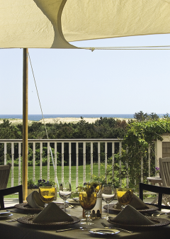 View from the deck of the Winnetu Oceanside Resort