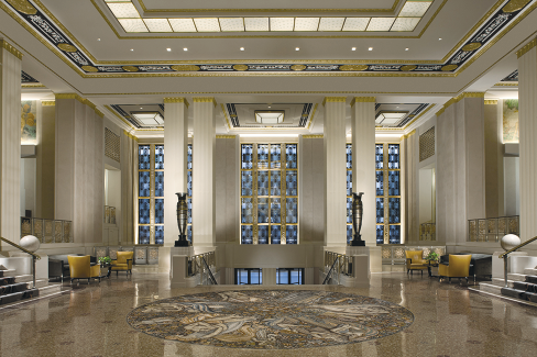 The Waldorf Astoria New York Park Avenue lobby