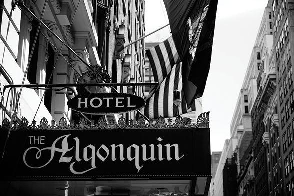 The Algonquin Hotel entrance