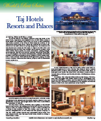 Taj Resorts Hotels and Palaces