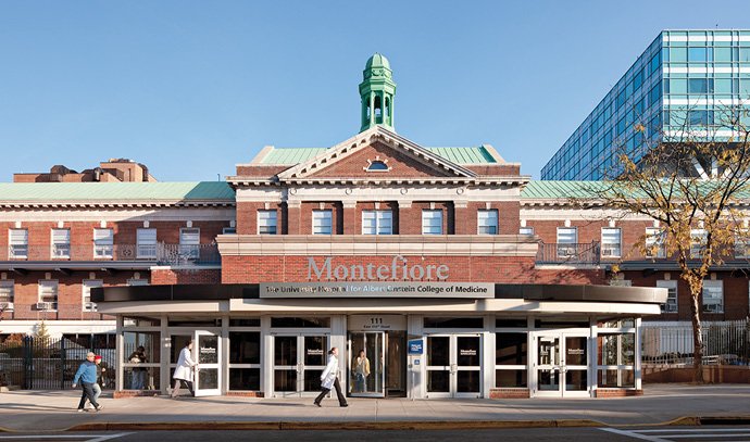 The Montefiore Medical Center in the Bronx, New York