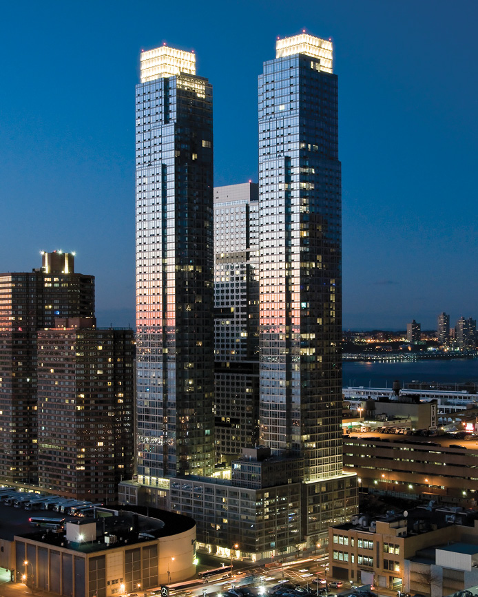 Silver Towers on West 42nd Street