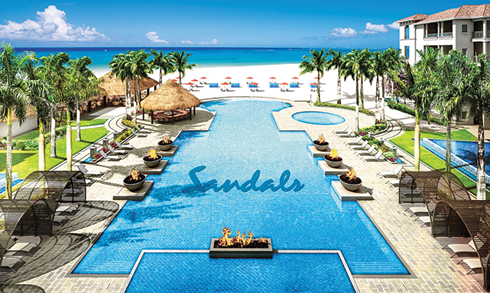 Sandals Royal Barbados pool