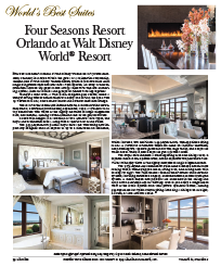 World's Best Suites - Four Seasons Resort Orlando 
at Walt Disney World® Resort