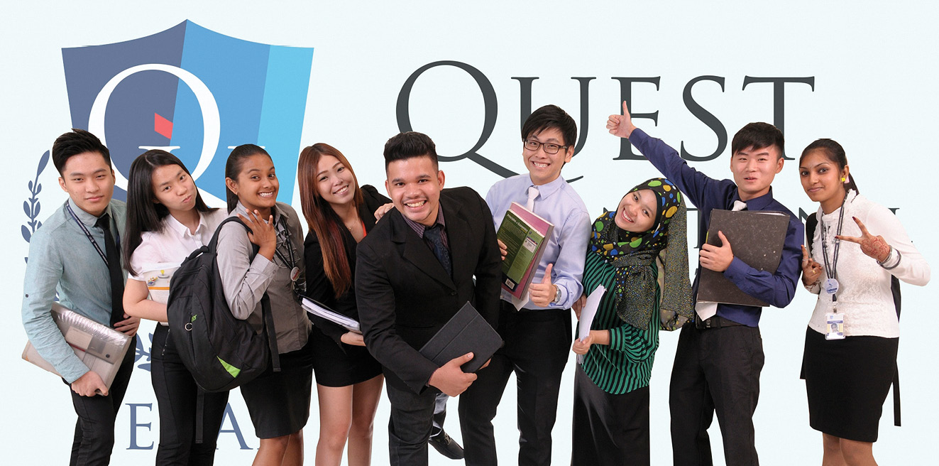 Students at QI University in Perak, Malaysia