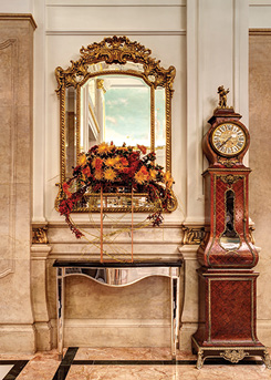 The St. Regis New York lobby clock