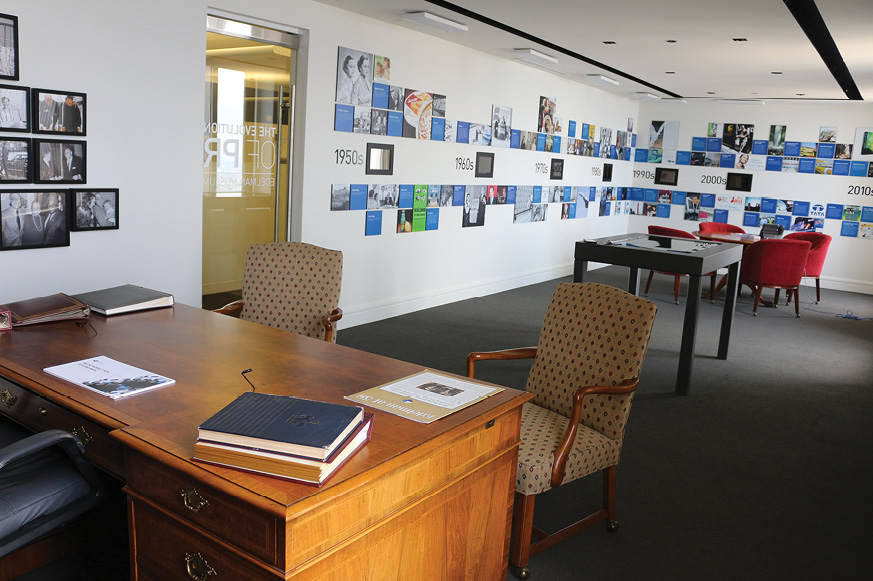 The Chicago office of Edelman founder, Dan Edelman