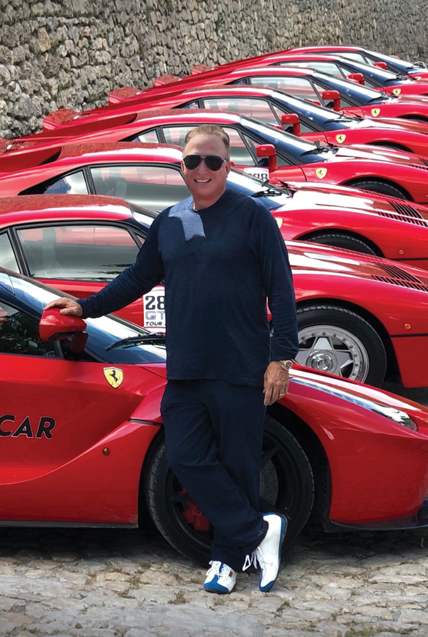 Nadal in the South of France for the 2019 Ferrari 288 GTO tour