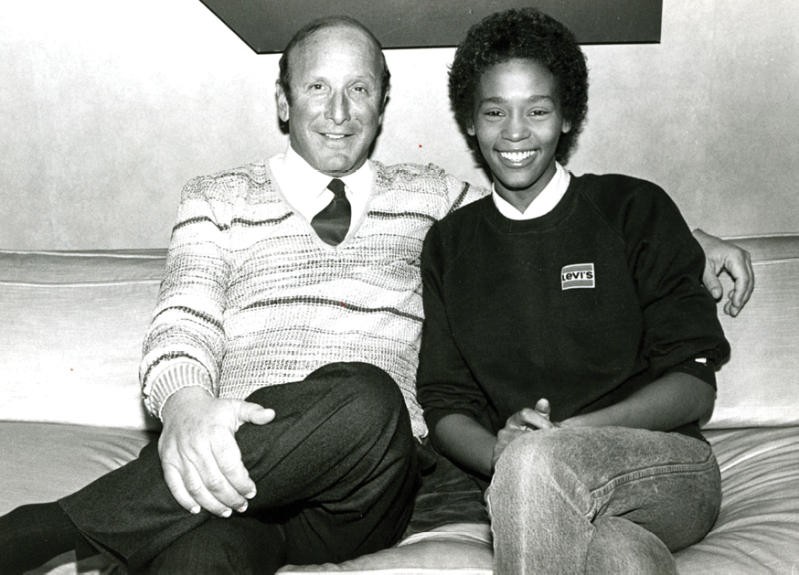 Clive Davis with Whitney Houston