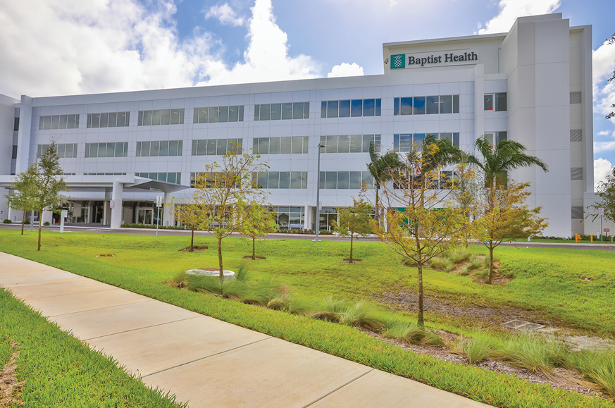 Baptist Health’s wellness and medical complex in Plantation, Florida
