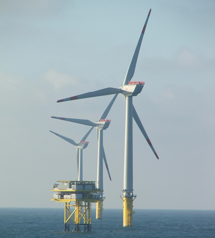 Offshore wind energy farms