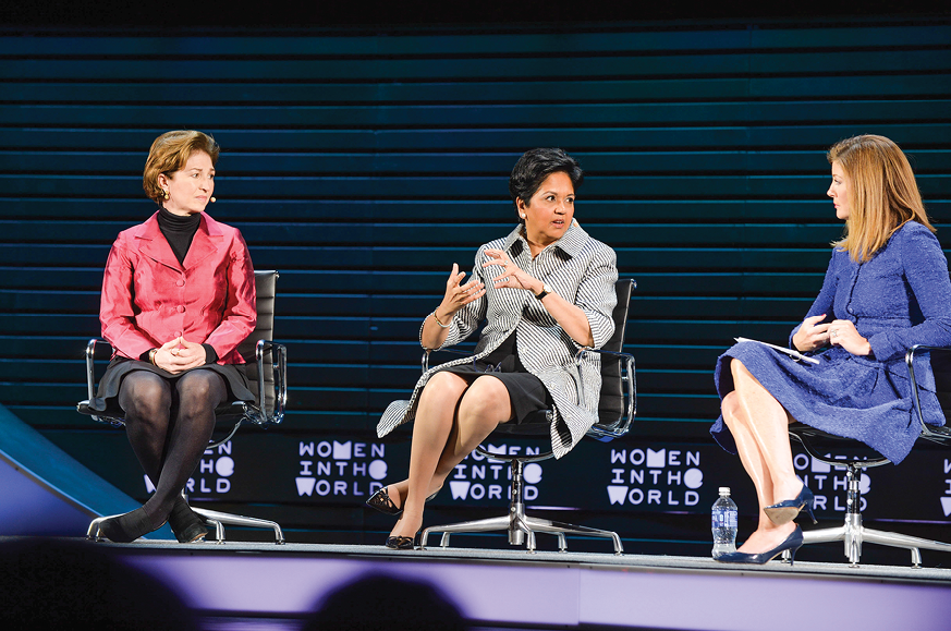 Indra Nooyi at Women in the World event