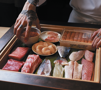 Jōji seasonal selection of sushi