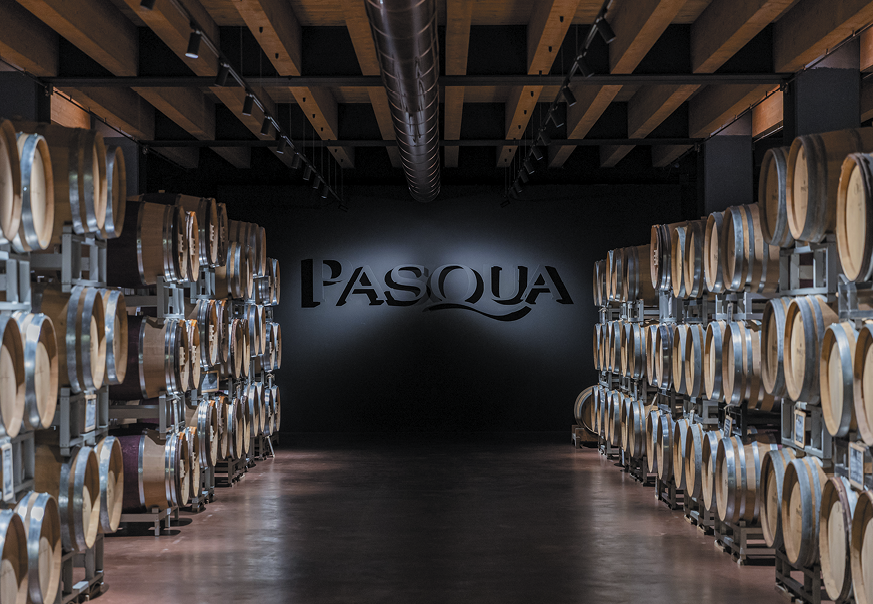 Pasqua barrell room