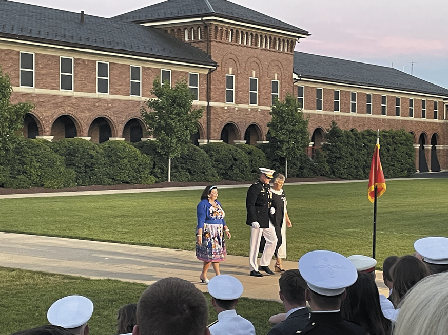 Dame Pierce, UK, US Marines