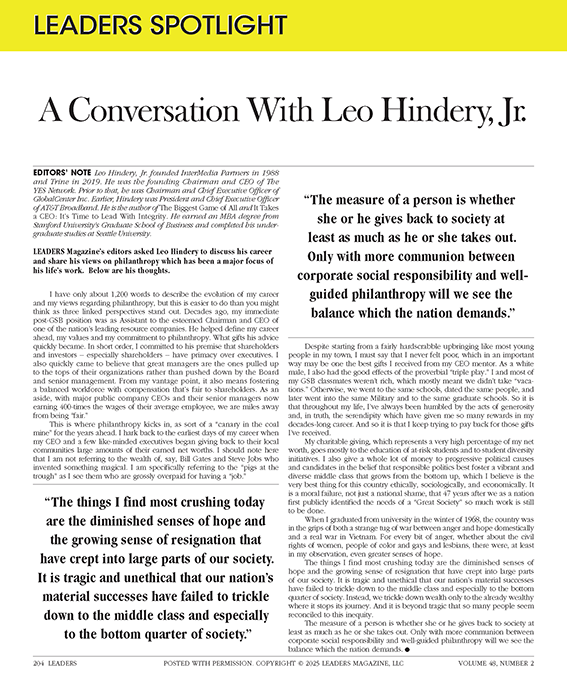 Leo Hindery