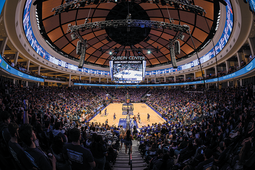 HPU men's basketball Qubein Center
