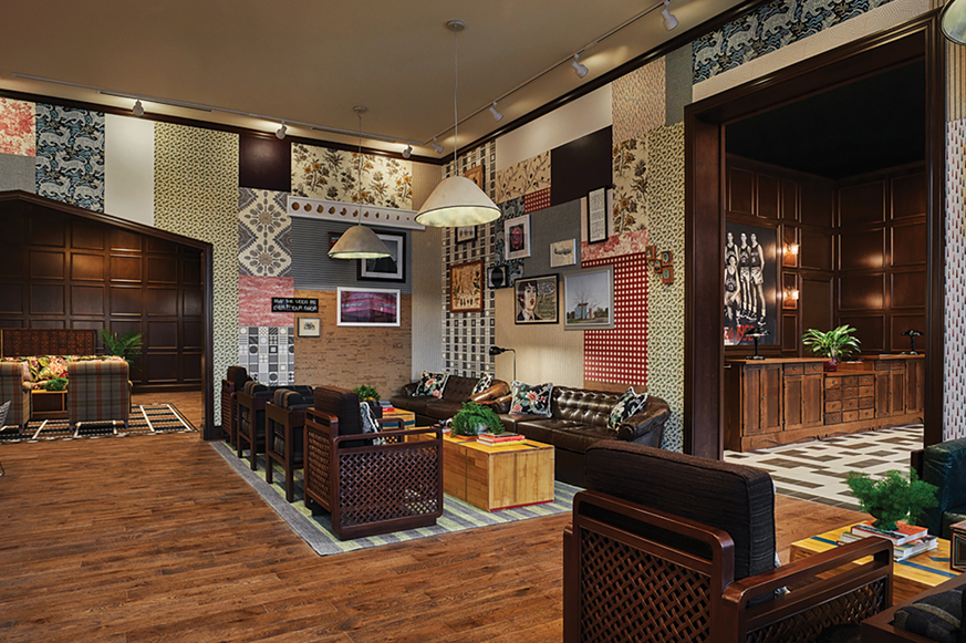 Graduate by Hilton Bloomington lobby