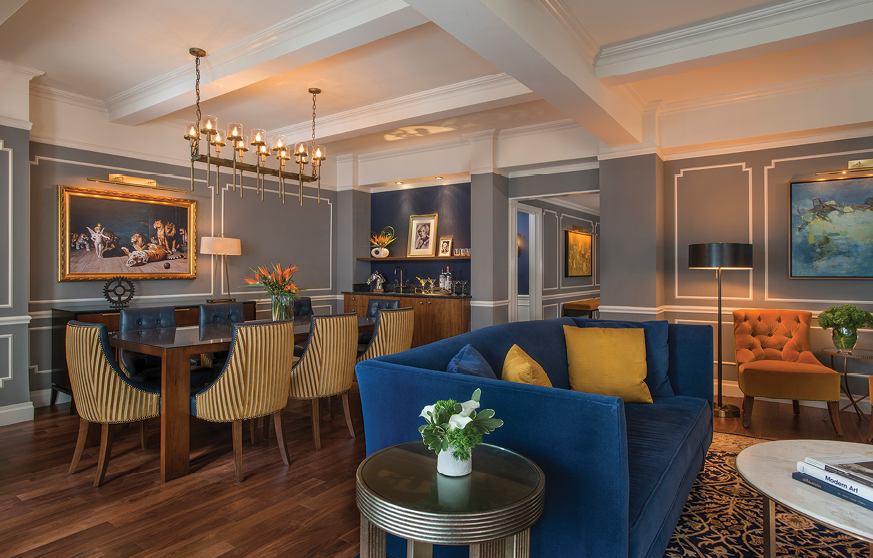 Warwick NY Randolph Suite living and dining area