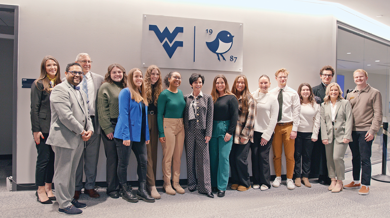 Maggie Hardy, WVU students, Nemacolin Hospitality Lab 2024