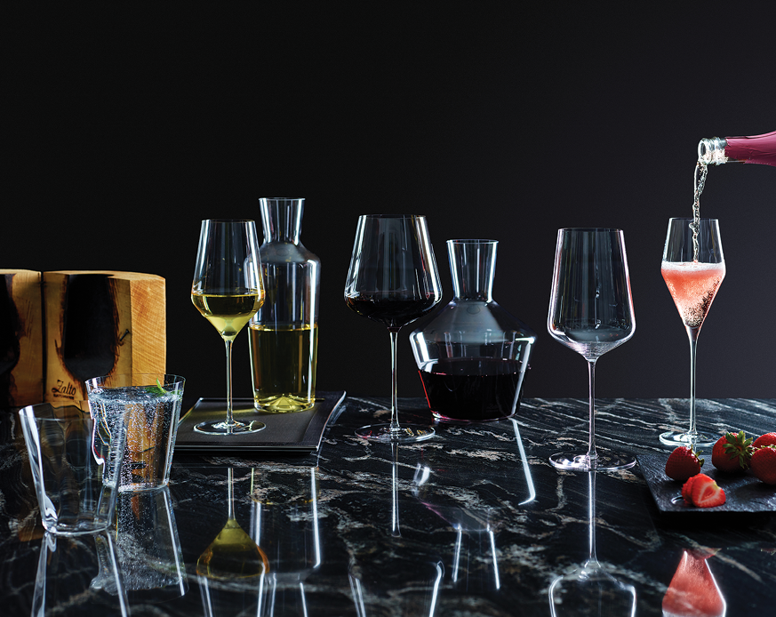 ZALTO wine and beverage glasses
