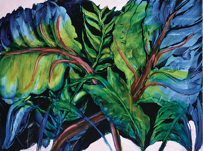 Jan Dilenschneider Rose-Veined Leaves