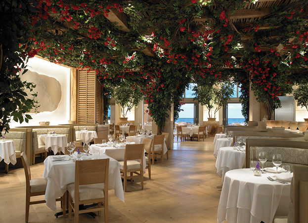Avra restaurant at Acqualina