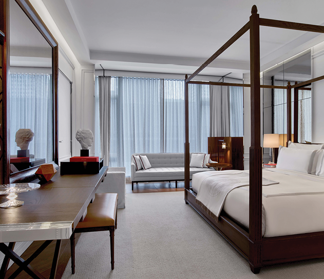 Baccarat Hotel New York guest room
