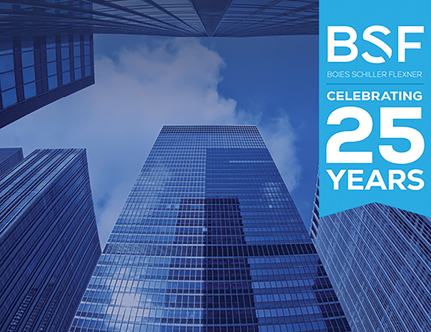 Boies Schiller Flexner celebrating 25 years