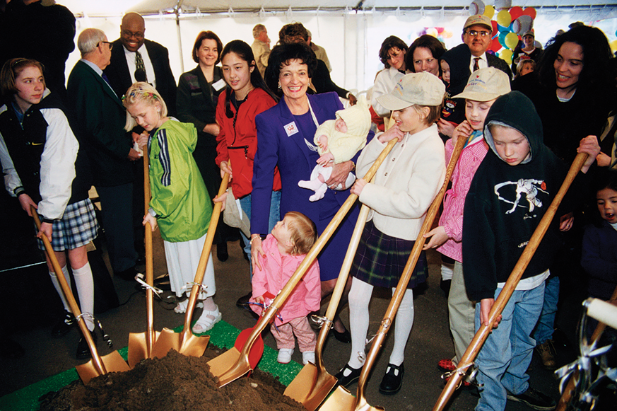 Marilyn Carlson Nelson, groundbreaking, new child care center