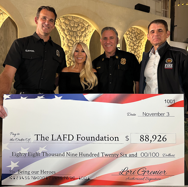 Lori Greiner, Los Angeles Fire Department