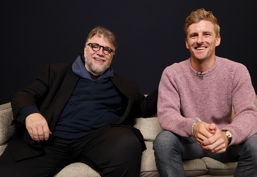 Sam Read with Guillermo del Toro